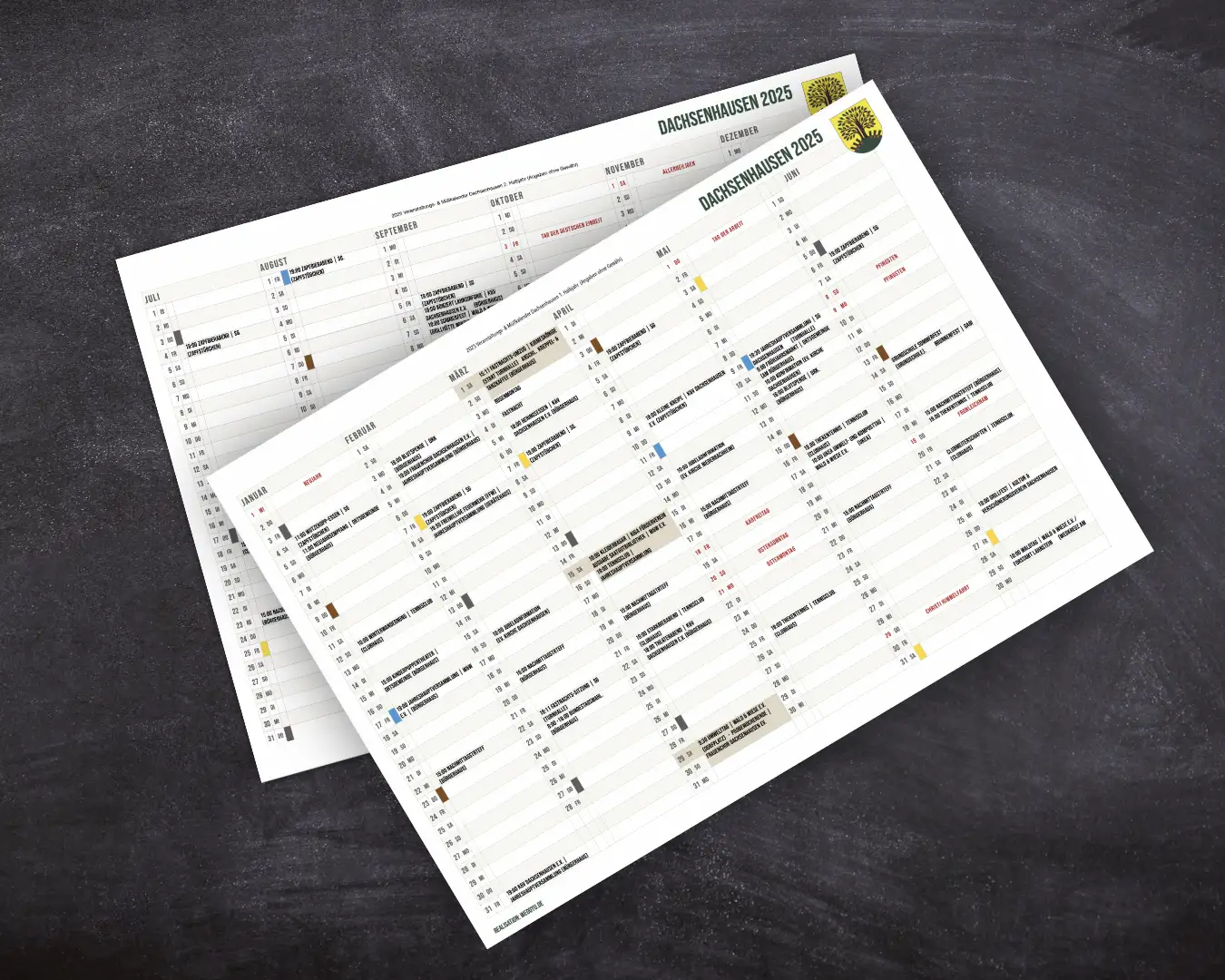 Kalender für Dachsenhausen