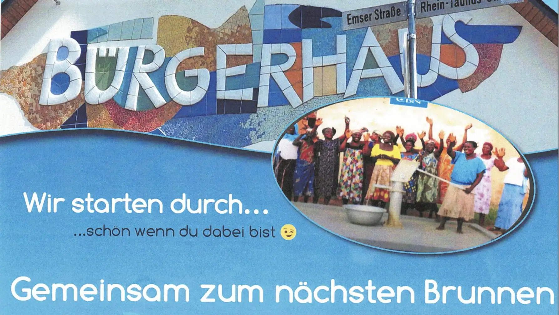 Gemeinsam zum nächsten Brunnen jeder Tropfen zählt