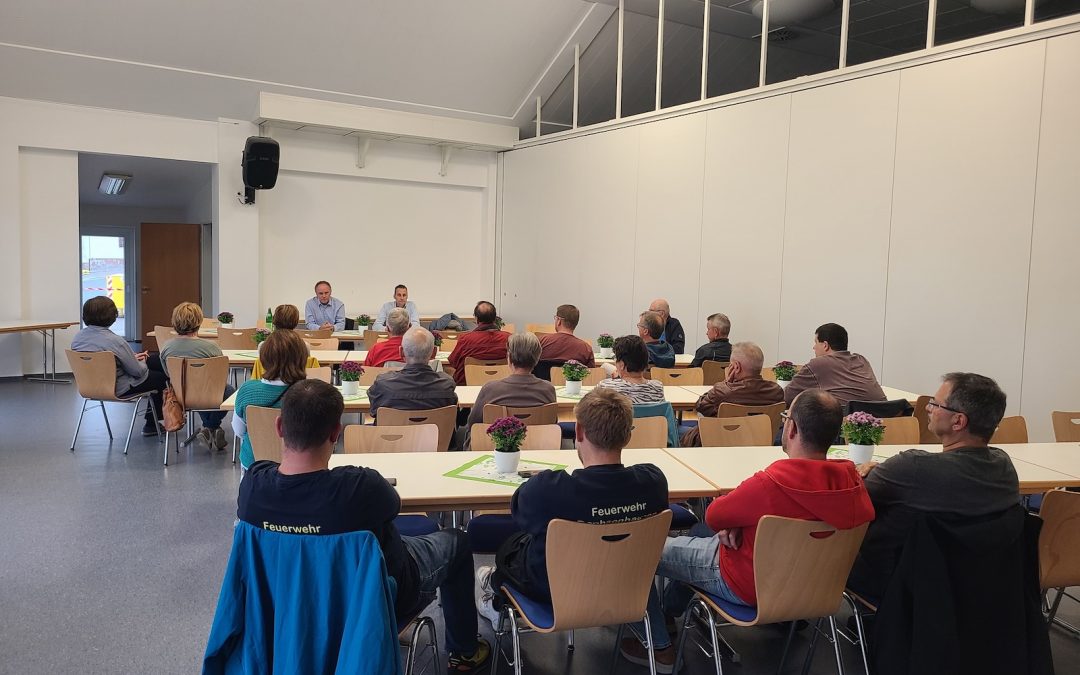 Bürgertreff mit Mike Weiland und Ortsbürgermeister Sebastian Haupt