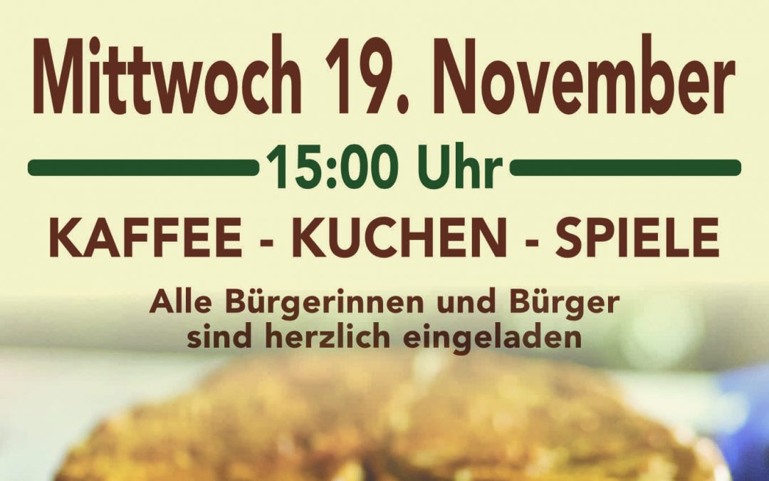 Nachmittagstreff 19.11.