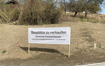 Bauplätze in Dachsenhausen zu verkaufen – Neubaugebiet jetzt erschlossen