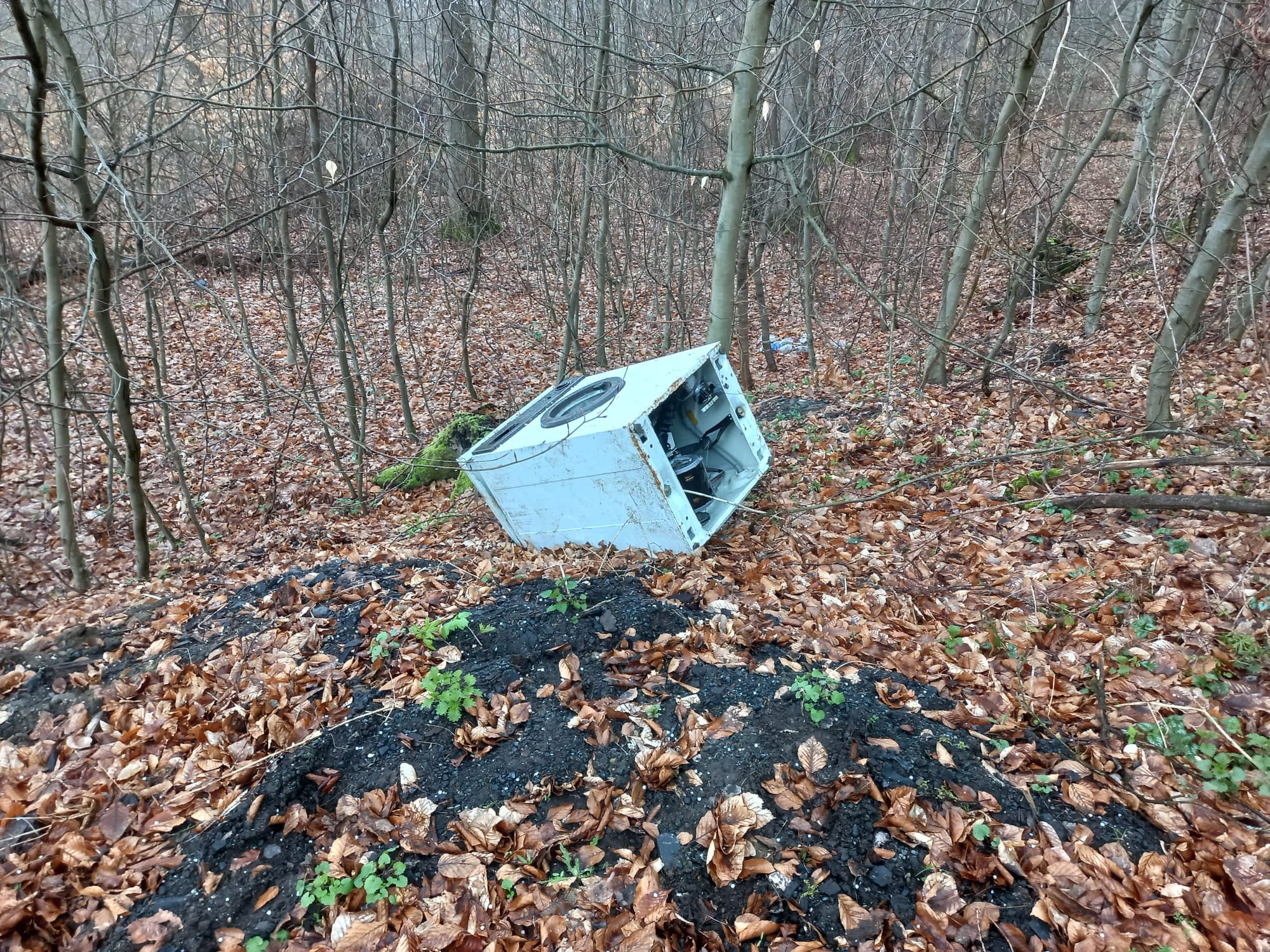 Illegale Müllablagerung auf Dachsenhäuser Gemarkung