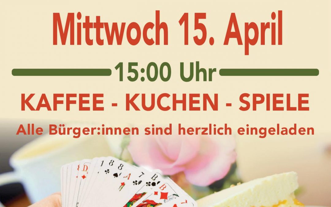 Nachmittagstreff 15.04.26