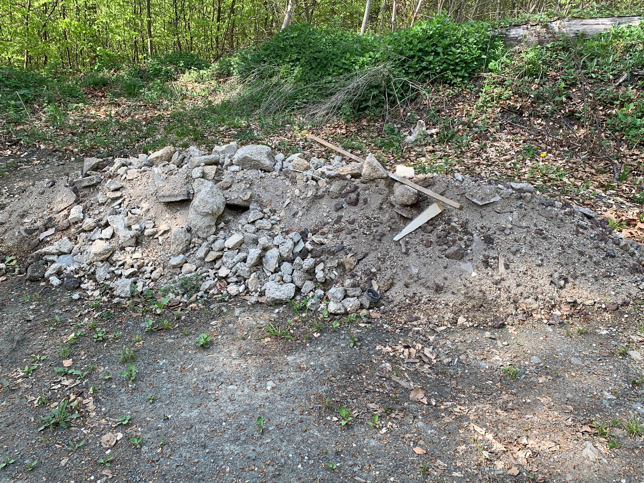 Erneute illegale Müllablagerung bei Dachsenhausen