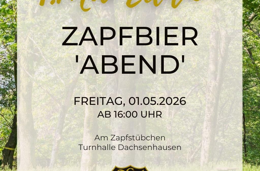 Zapfbierabend 01.05.