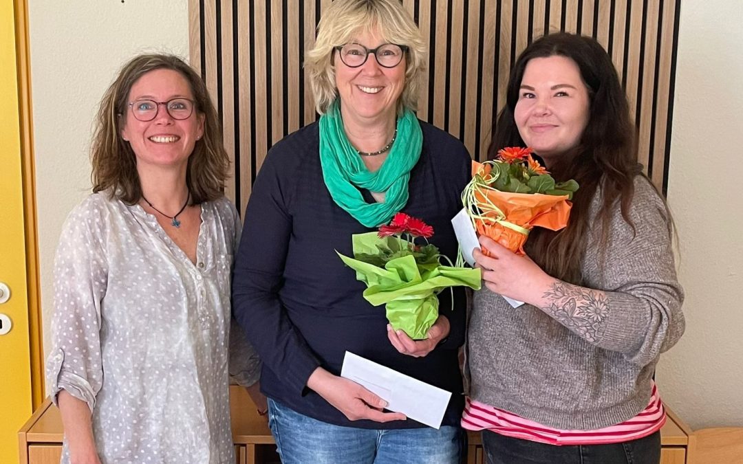 Leitungsteam Kindergarten Bimmelbahn übergibt Verantwortung an Marla Schmidt