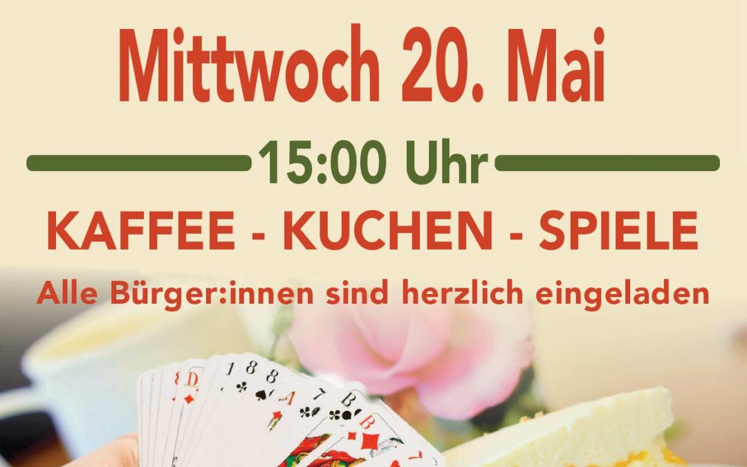 Nachmittagstreff 20.05.