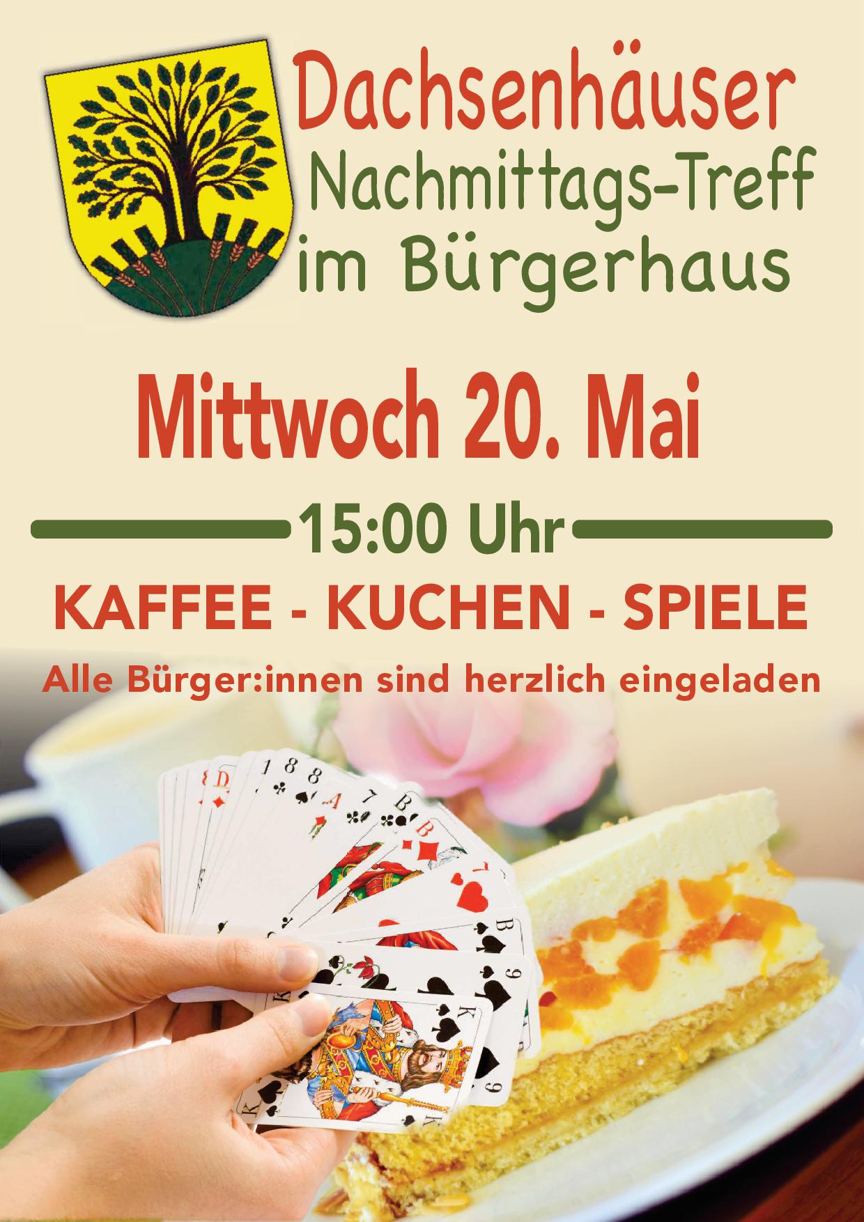 Nachmittagstreff 20.05.