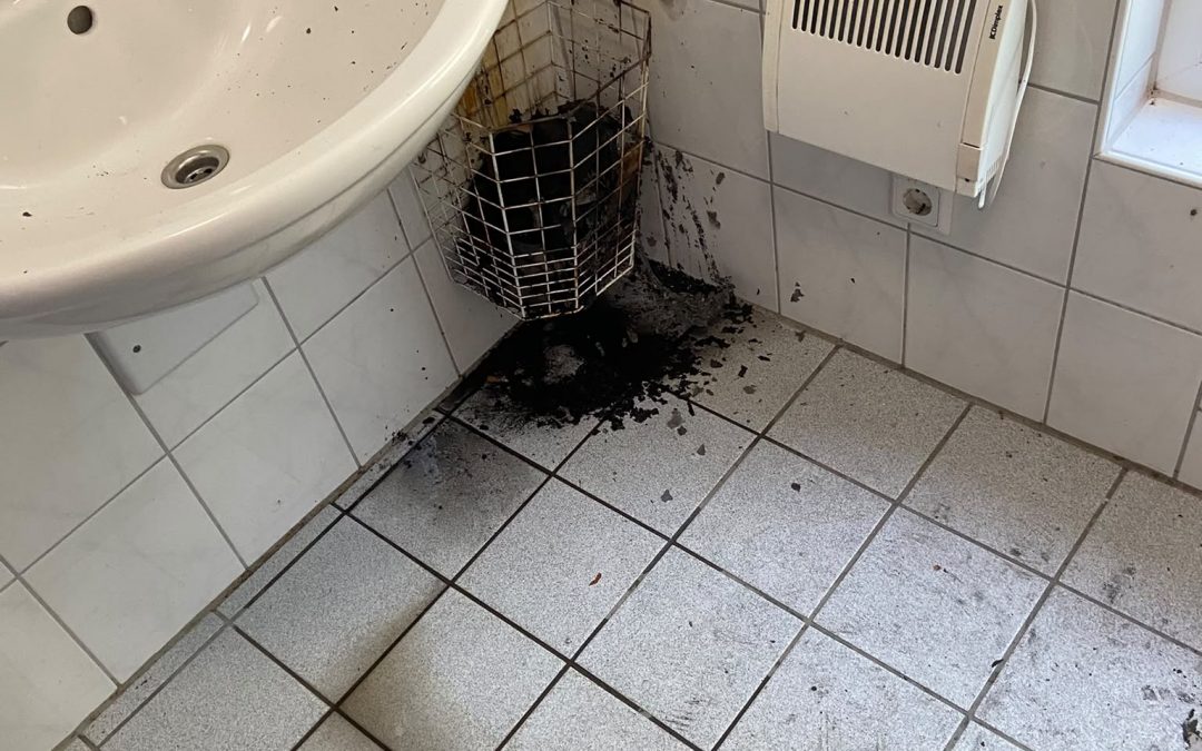 Vandalismusvorfälle in der Friedhofstoilette
