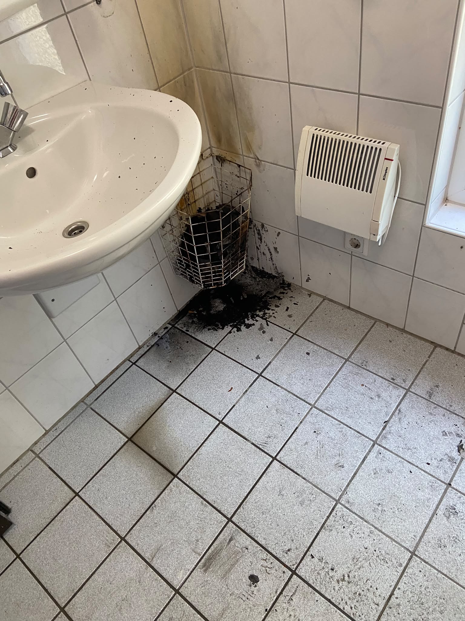 Vandalismusvorfälle in der Friedhofstoilette