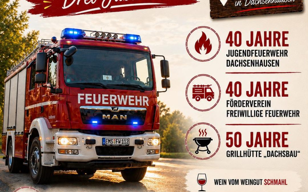 Jubiläumsfeier Feuerwehr Dachsenhausen 15.08.26