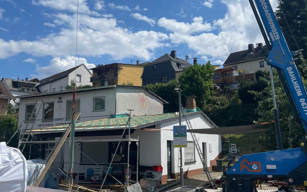 Die Arbeiten am Mehrgenerationenraum haben begonnen