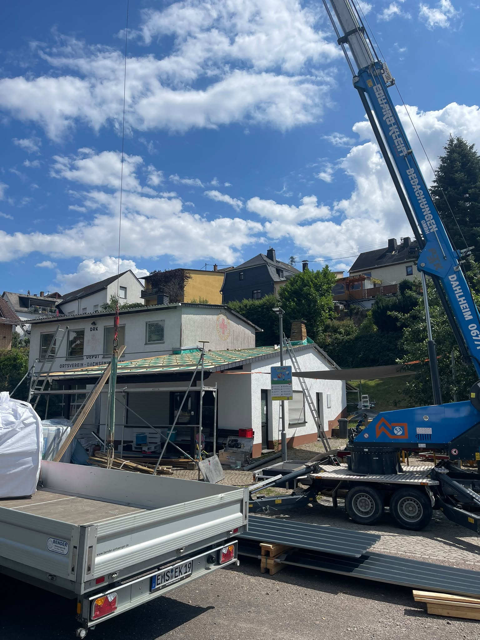 Die Arbeiten am Mehrgenerationenraum haben begonnen