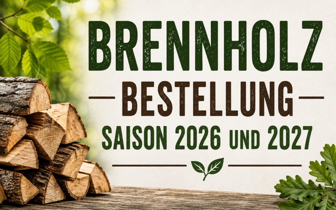 Brennholzbestellung für die Saison 2026/2027