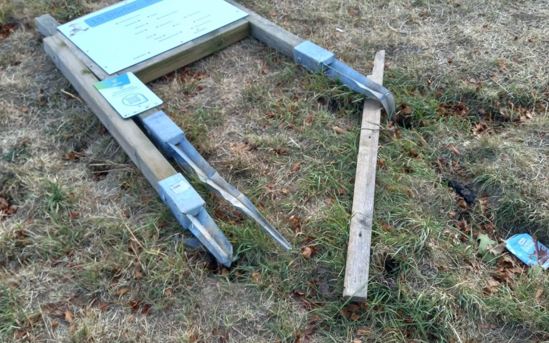 Vandalismus am Heisebäumchen